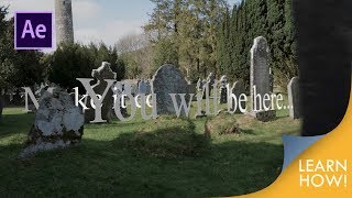 AFTER EFFECTS | How To Make Moving 3D Title Scenes!