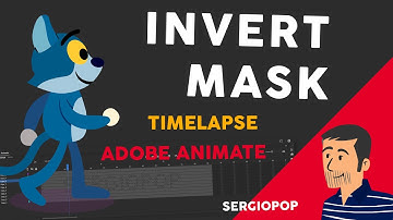 Inverted mask Adobe Animate.