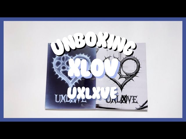 UNBOXING XLOV (엑스러브) - UXLXVE - YouTube