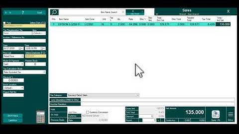 Invoicing Or Sales Entry - AccroBIZ ERP