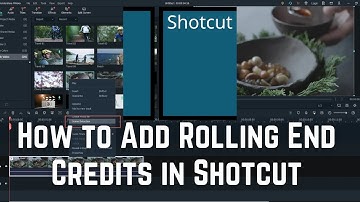 How to Add Rolling End Credits in Shotcut | Tutorial
