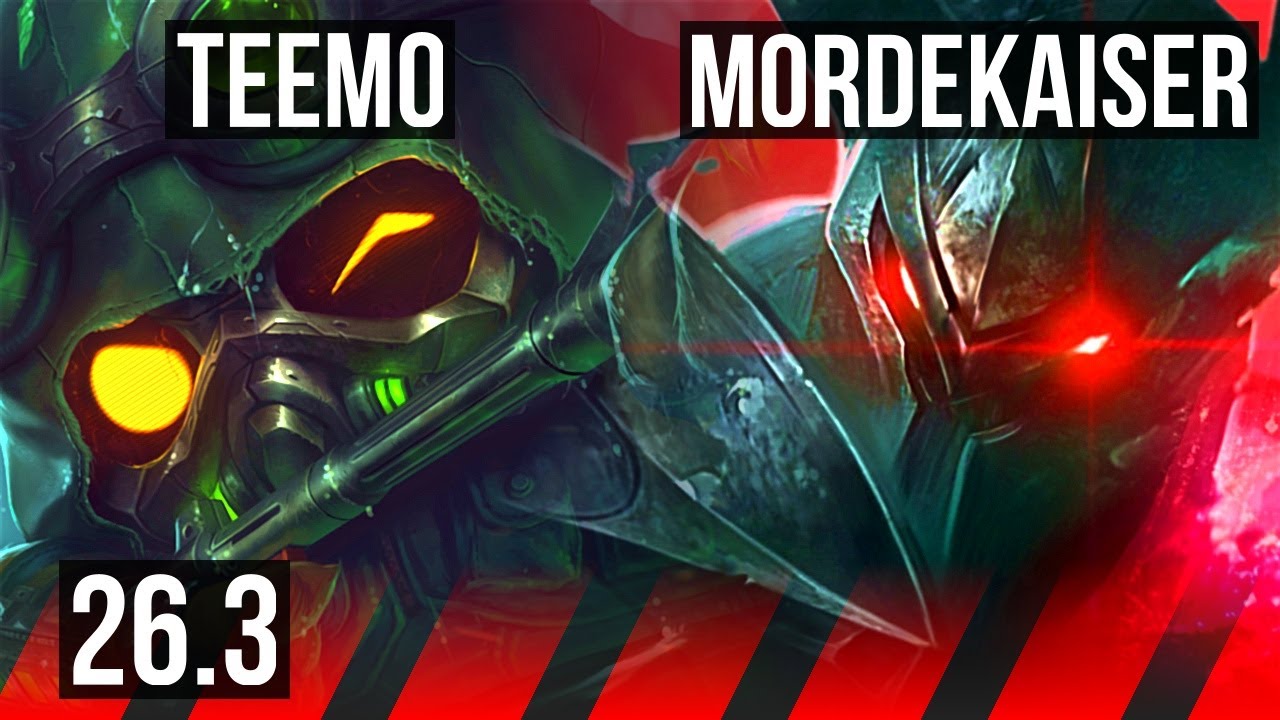 TEEMO vs MORDEKAISER (TOP) | KR Diamond | 26.3