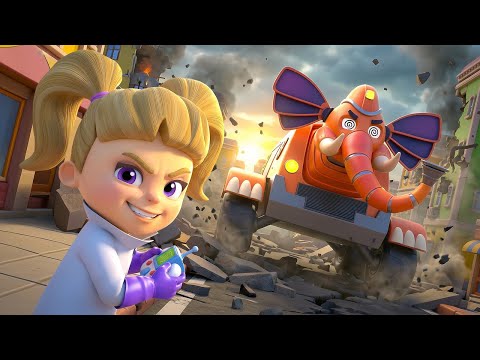 ¡HIPNOTIZARON al CAMIÓN DE BOMBEROS ELEFANTE! ¡El Carro Tigre Policía va al rescate! | Animacars