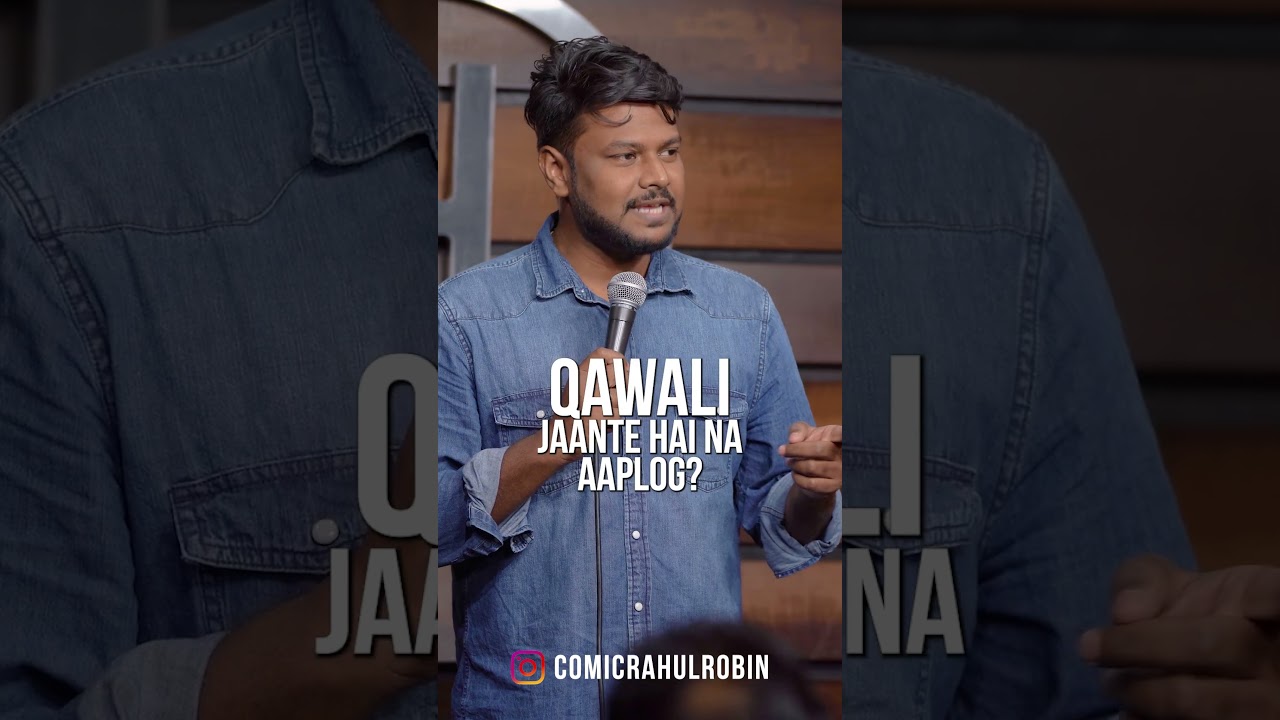 Qwwali -Stand Up Comedy by Rahul Robin #shorts #standupcomedy #jokes