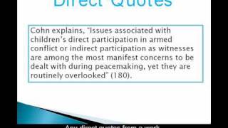 David L. Rice Library Tutorials: Why and When to Cite