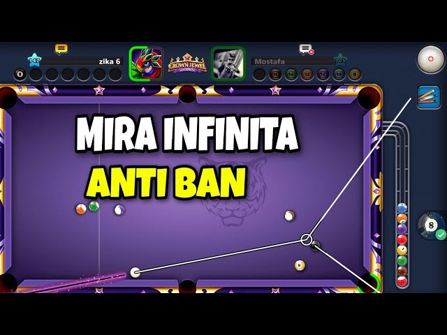 COMO TER LINHA GUIA INFINITA NO 8 BALL POOL 