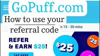 How to use GoPuff coupon credit towards groceries delivered right  to your door