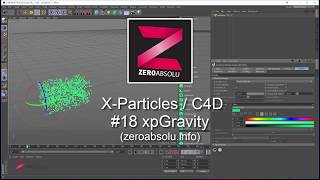Tuto X-Particles - Cinema 4D - #18 xpGravity