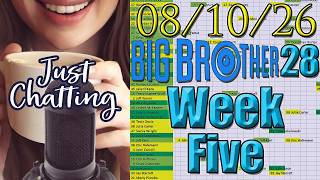 Big Brother 28 Week 5 Stream (08/10/26)