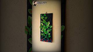 Cute Wall Decor Idea From Waste #inucrafttime #shorts #youtubeshorts #craftideas #recycled