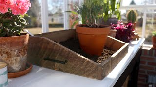 DIY Pretty Wood Potting Tray! 😍💚🙌 \/\/ Garden Answer