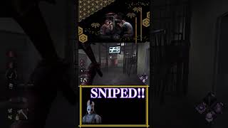 NO ESCAPE 🎯 That Hatchet HIT was insane!   DBD Huntress #DBD #Survivor #Killer #Dead by Daylight
