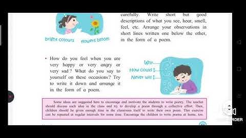 Chapter 23|Write your own Poem |Maharashtra state board|Class 5|Std 5|English Medium|Explana