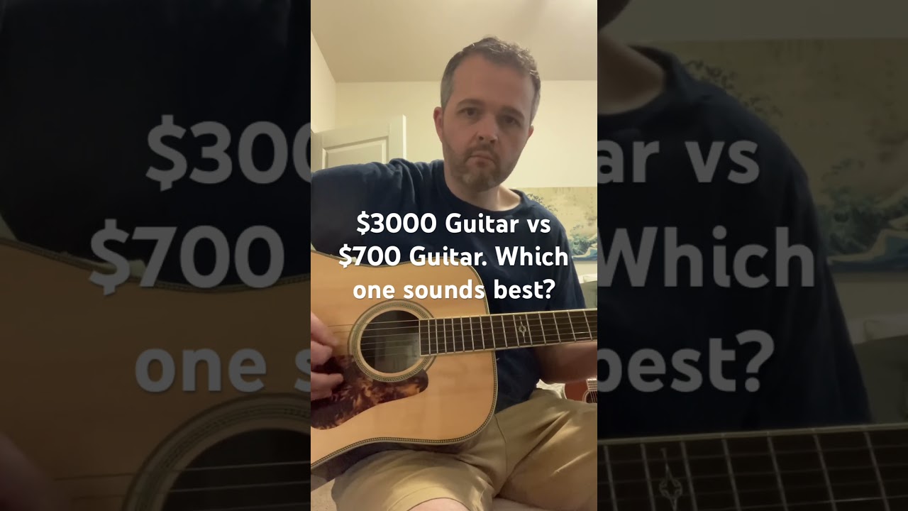 $3000 Guitar vs $700 Guitar (Gibson vs Alvarez)