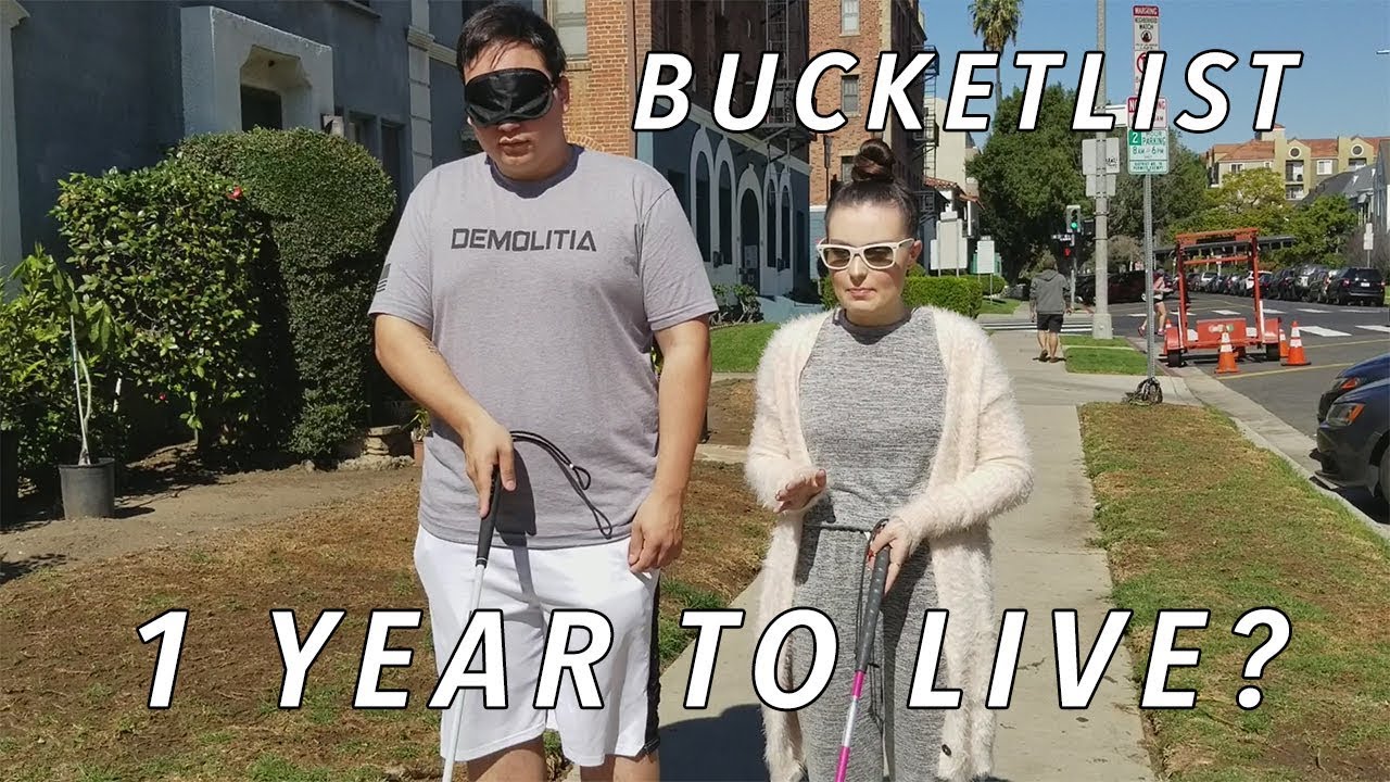 A Sighted Person Goes Blind For A Day!