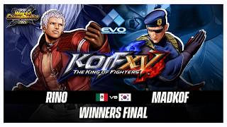 KOF XV 🇲🇽 RINO vs MADKOF 🇰🇷 WINNERS FINAL | EVO 2026 | THE KING OF FIGHTERS XV #KOFXV #SWC2026