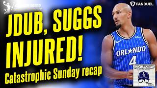 CATASTROPHE! Jalen Williams, Jalen Suggs BRUTAL Injuries | Must-Adds from Sunday Not-so-Fun Day