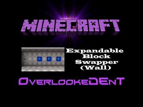 Expandable Block Swapper (Wall) - Minecraft Xbox 360/PS3 - [Tutorial]