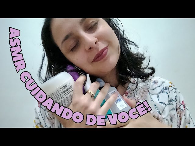 ASMR- Cuidando de você para um sono tranquilo.(atenção pessoal) ♥️ #asmr #asmrcaseirinho