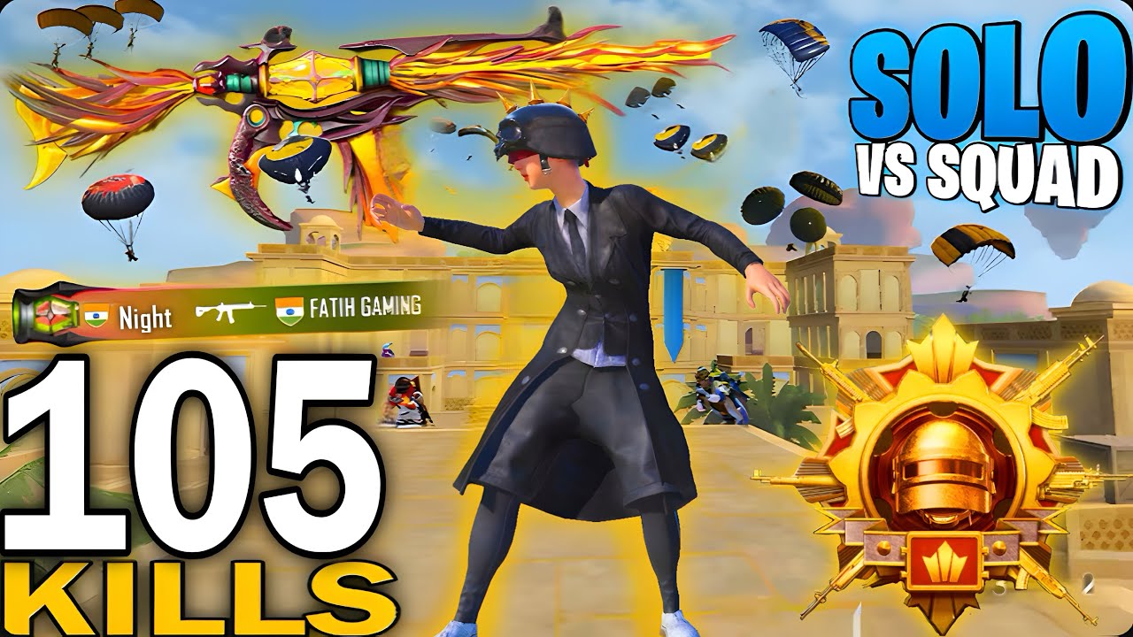 105 KILLS!🔥 IN 3 MATCHES FASTEST GAMEPLAY with BEST OUTFIT😍 SAMSUNG,A7,A8,J3,J4,J5,XS,A3,A4,A5,A6