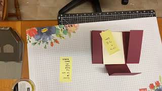CENTRE PANEL EASEL CARD