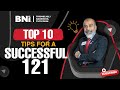 Top 10 tips for a successful 121  mohamed riaz  bni tnt tv