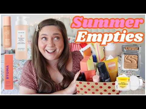 Summer Empties! products I've used up completely + would I re-purchase!? September 2026