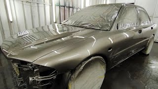 Repaint Proton Wira/Spray Colour part3 colour Avant Garde Bronze !!!!!!