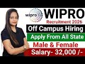 WIPRO Recruitment 2026 | No Exam | Wipro Jobs 2026|Jobs Feb 2026| #Wipro #jobs2026