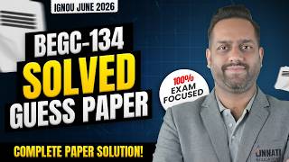 BEGC 134 Guess Paper 2026 | IGNOU BEGLA 137 Reading the Novel Most Important Questions