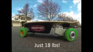 Metroboard Mini Electric Skateboard 27L x 8.25W, 18 lbs