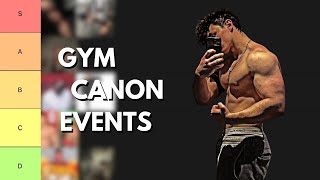 I Ranked Every Gym Canon Event.. Tier List