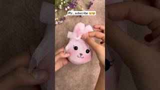 Easy doll for keychain 🎀#diy #easycraft #craft #handmade #shorts #dollmaking #vimacraft