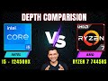 Intel Core i5 12th Gen Vs AMD Ryzen 7 7445HS  - In Depth Comparison 🔥🔥 i5 12450HX vs Ryzen 7 7445HS