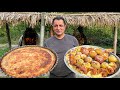 Real Lezgian Dish "Tskan"! Life in an ordinary Azerbaijani village! Relaxing Cooking