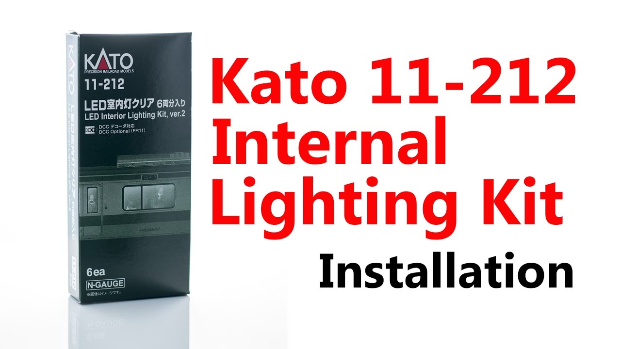 Kato N Guage LED Lighting Installation