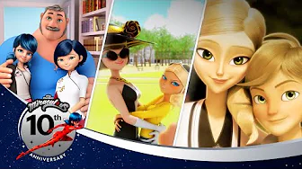 MIRACULOUS | 🔝 FAMILY 🐞 | Top 10 Moments | 10th Anniversary 💫