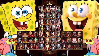 Mortal Kombat 9 - SPONGEBOB 🧽 MOD - Expert Arcade Ladder - Gameplay @ (1080p) - 60ᶠᵖˢ ✔