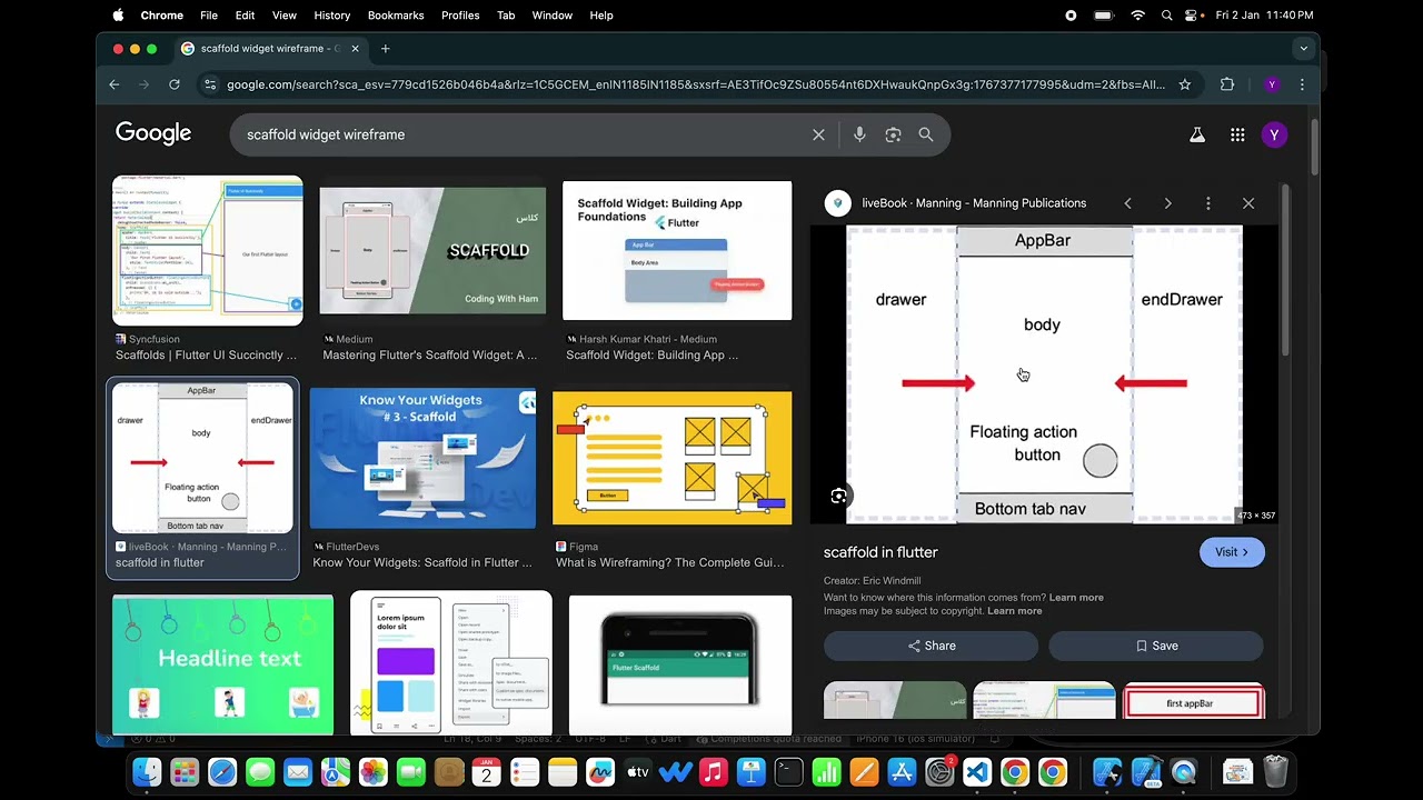 Flutter Widget of the Day 1/100 🤯 (Scaffold)