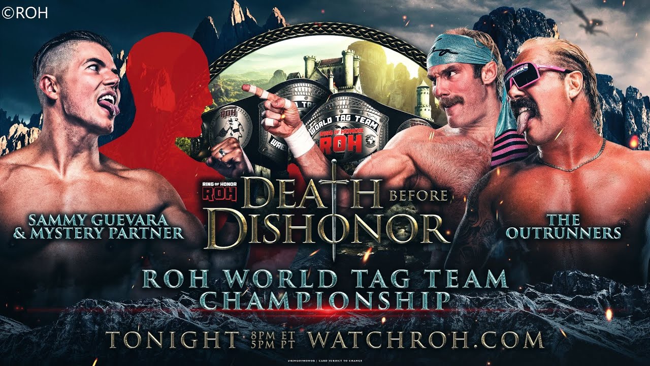 Sammy Guevara & ??? (c) v The Outrunners / ROH World Tag Team Title ...