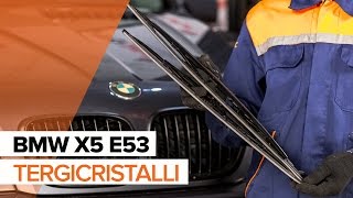 Come cambiare Spazzola tergi BMW X5 (E53) - video tutorial