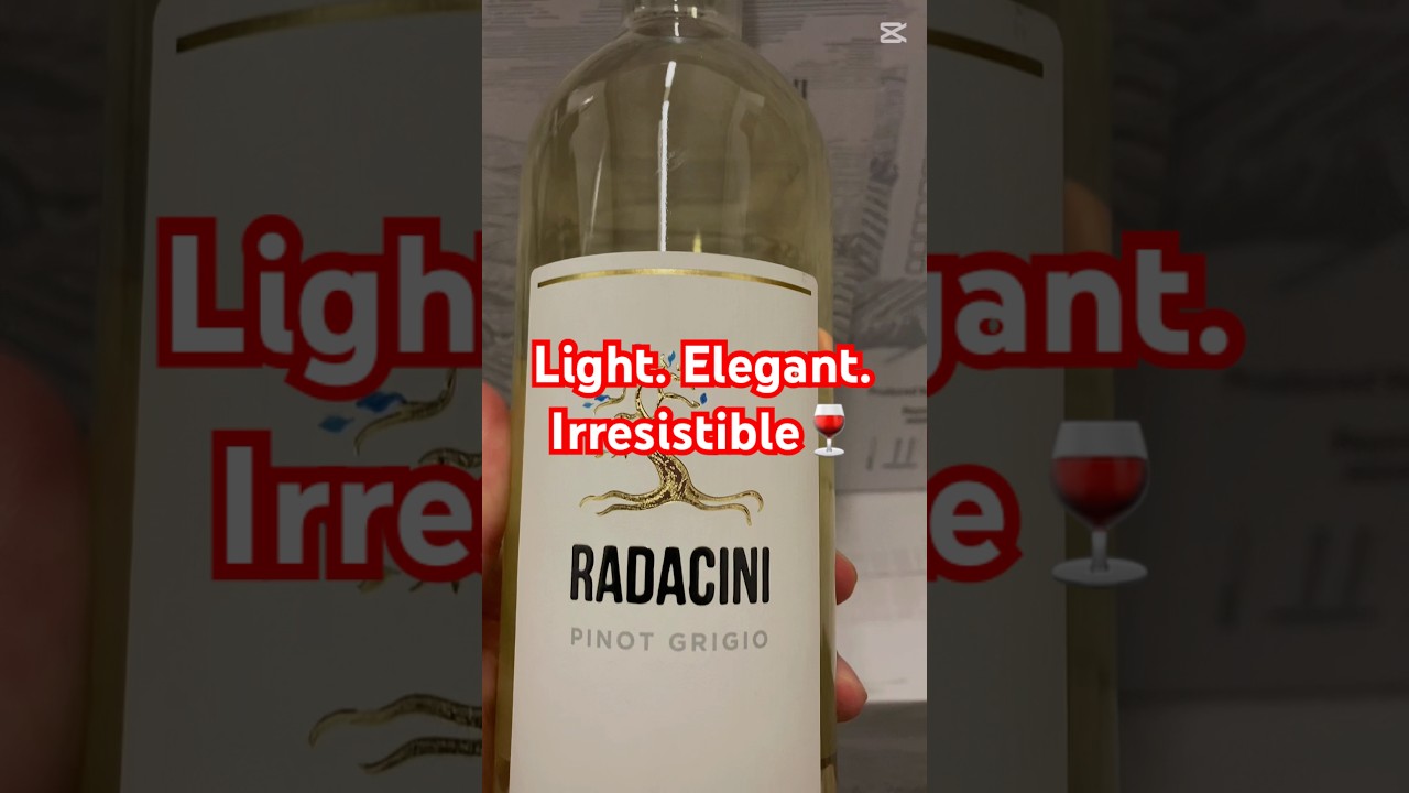 🔹 Love crisp, vibrant wines? Then Radacini Wines' Pinot Grigio is perfect for you!✨