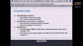 USENIX ATC '14 - HaPPy: Hyperthread-aware Power Profiling Dynamically