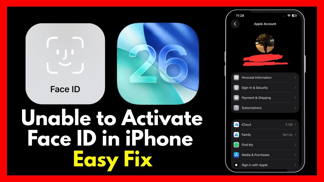 Fix Unable to Activate Face ID on This iPhone (2026 Guide) - YouTube