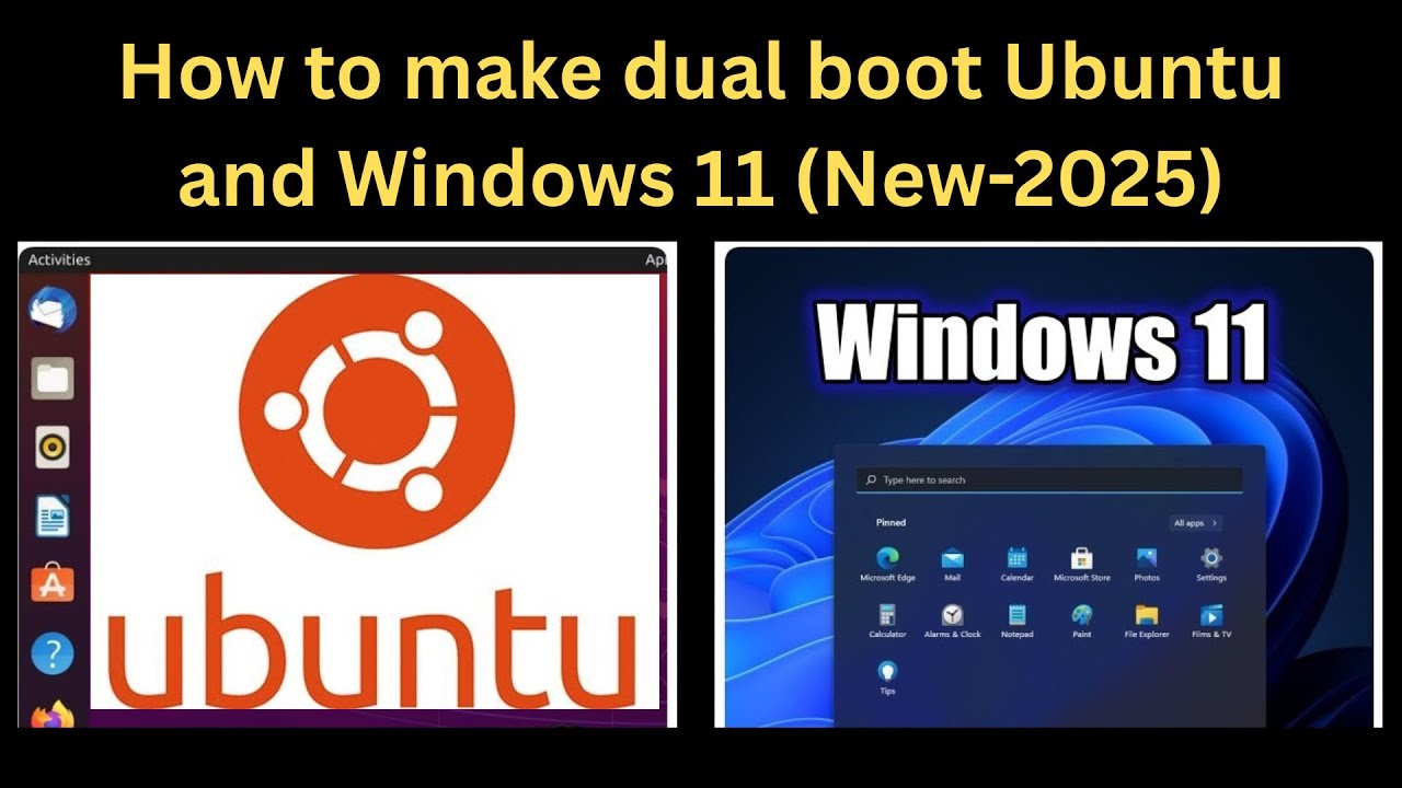 How to Dual Boot Windows 11 & Ubuntu Step by Step ( NEW- 2025) - YouTube