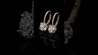 Turn Heads With These Iced Out Moissanite Earrings