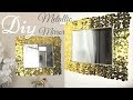 Diy Metallic Gold Wall Mirror Decor Easy Craft Idea For Creating an Awesome Wall Decor