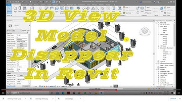 3D View Model Disappear In Revit #shortsvideo #shorts #youtubeshorts