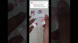 My Melody journaling #stickerjournal #aestheticjournal #kawaiijournal #asmrjournaling #scrapbook