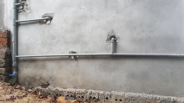 Chia Sẻ Cách Lắp Đường Ống PVC Không Đục Tường Cho Nhà Tắm Và WC